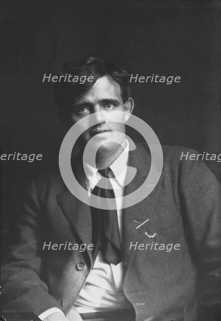 London, Jack, portrait photograph, between 1906 and 1916. Creator: Arnold Genthe.