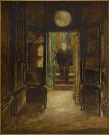 Victor Hugo descendant de son cabinet de travail à Hauteville House, c.1880. Creator: Georges-Victor Hugo.