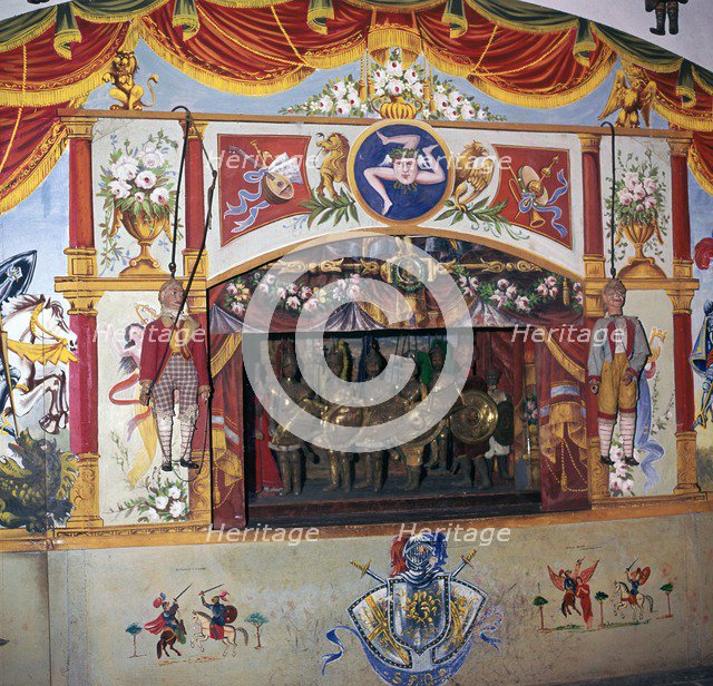 Sicilian marionette theatre. Artist: Unknown