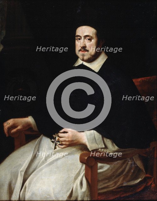 'Portrait of the Bishop of Antwerp Ambrosius Cappelus', 17th century.  Artist: Abraham Jansz van Diepenbeeck