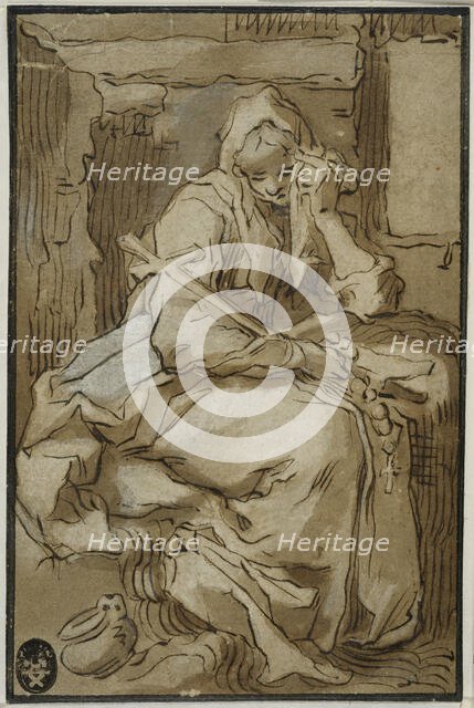 Weeping penitent. Creator: Abraham Bloemaert.