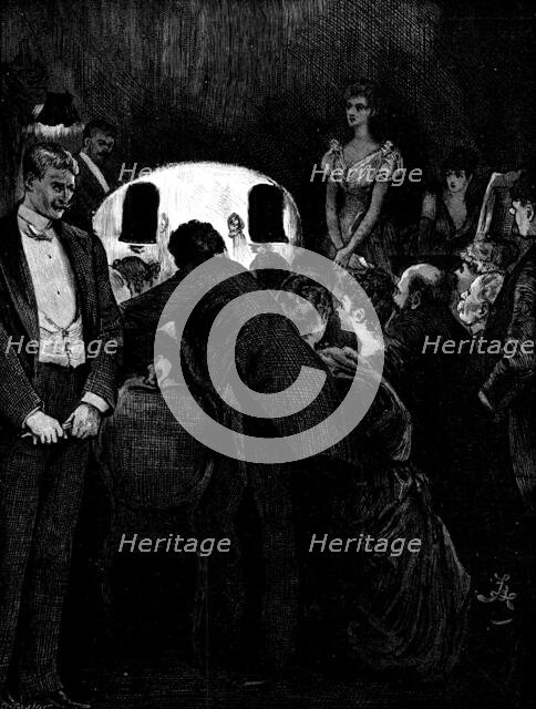 In the twilight she could still distinguish his face...And she watched him, 1890. Creator: R. Taylor.