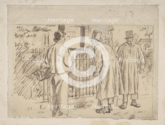 A Wolf in Sheep's Clothing, 1870-1891. Creator: Charles Samuel Keene.