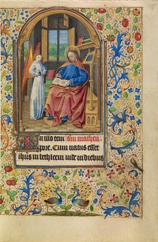 Saint Matthew; Book of Hours, about 1466-1470. Creator: Master of Jacques of Luxembourg.