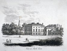 View of Park Lane, Westminster, London, 1808.                                         Artist: James Peller Malcolm