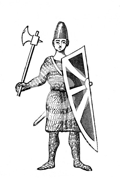 John Lackland, as represented on his seal, 12th century, (1870). Artist: Unknown