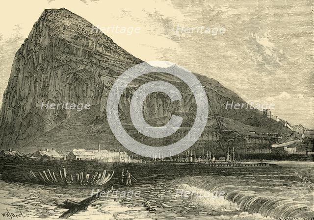 'The Rock of Gibraltar', 1890. Creator: Unknown.