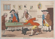 Billiards, March 1, 1803., March 1, 1803. Creator: Thomas Rowlandson.