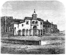 The mausoleum of Columbus, Santo Domingo, 1873. Artist: Unknown