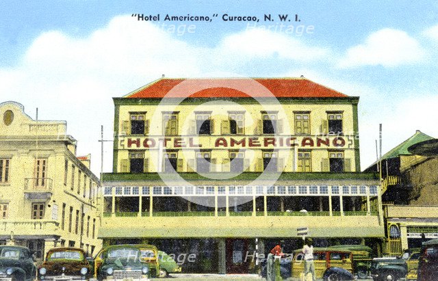 The Hotel Americano, Curacao, Netherlands Antilles, c1900s. Artist: Unknown