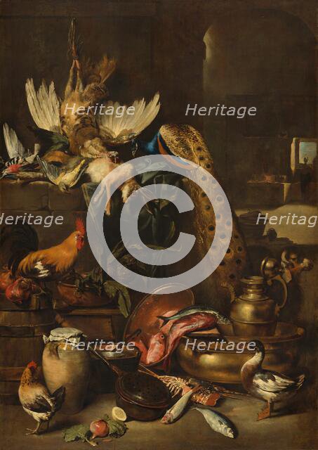 The Larder, probably c. 1650/1660. Creator: Antonio Maria Vassallo.