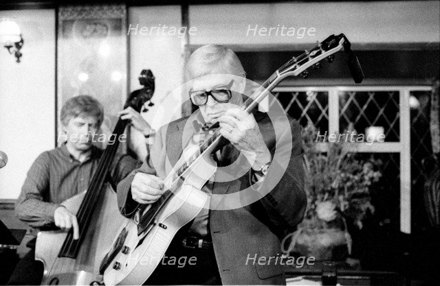 Mundell Lowe and Bill Coleman, Watermill Jazz Club, Dorking, 2001. Artist: Brian O'Connor.