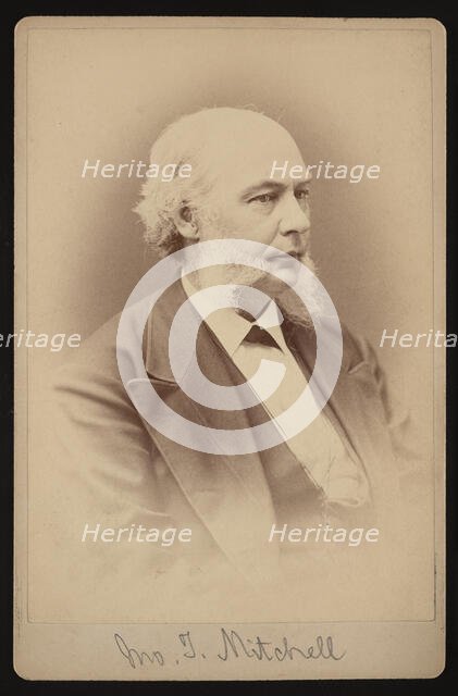 Portrait of John T. Mitchell, Between 1876 and 1880. Creator: Samuel Montague Fassett.