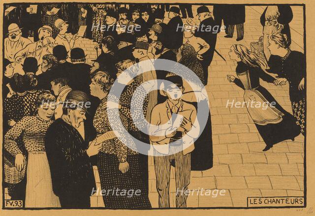 Les Chanteurs (The Singers), 1893. Creator: Félix Vallotton.