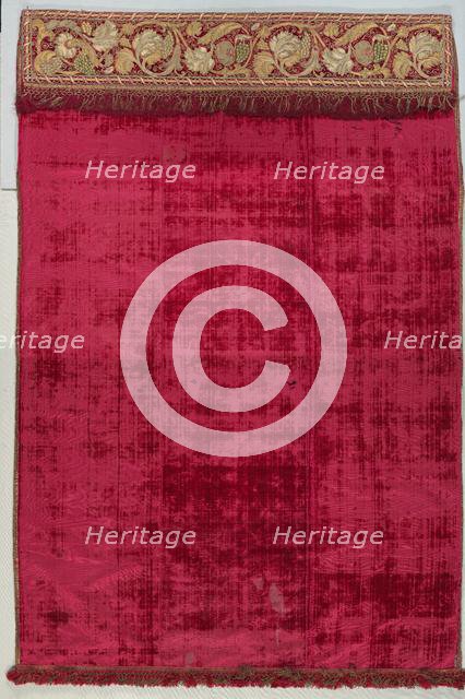 Curtain, 1600s. Creator: Unknown.