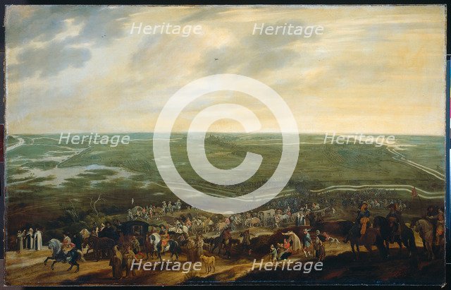 The defeated Spanish garrison leaving 's-Hertogenbosch, 17 September 1629. Artist: Hillegaert, Paulus van (1596-1640)