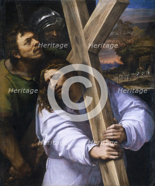 Christ Carrying the Cross. Artist: Piombo, Sebastiano, del (1485-1547)