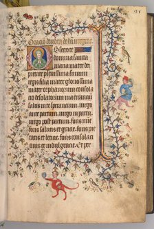 Hours of Charles the Noble, King of Navarre (1361-1425): fol. 13r, Text, c. 1405. Creator: Master of the Brussels Initials and Associates (French).