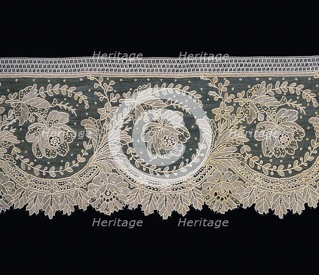 Flounce, Belgium, 1875/1900. Creator: Unknown.