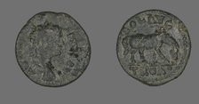Coin Portraying Emperor Caracalla, 198-217 CE. Creator: Unknown.