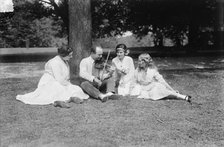 Mina, Mischa, Liza, & Esther Elman, 1917. Creator: Bain News Service.