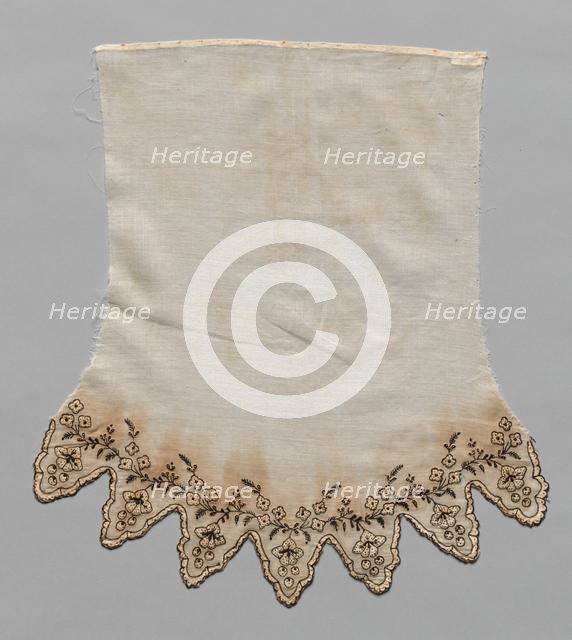 Embroidered Sleeve, 19th century. Creator: Unknown.