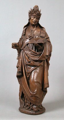 Saint Gregory as Pope, German, ca. 1500. Creator: Unknown.