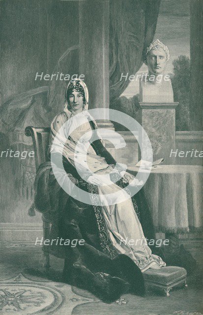 'Marie-Laetitia Ramolino Bonaparte - Mother of Napoleon I', c1800-1804, (1896). Artist: T Johnson.