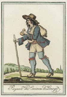 Costumes de Différent Pays, 'Paysan des Environs de Limoge', c1797. Creator: Jacques Grasset de Saint-Sauveur.