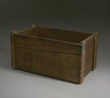 Crate sent by Lt. Garwood Hardiman to Mrs. Ora Mae Hardiman, ca. 1944. Creator: Unknown.