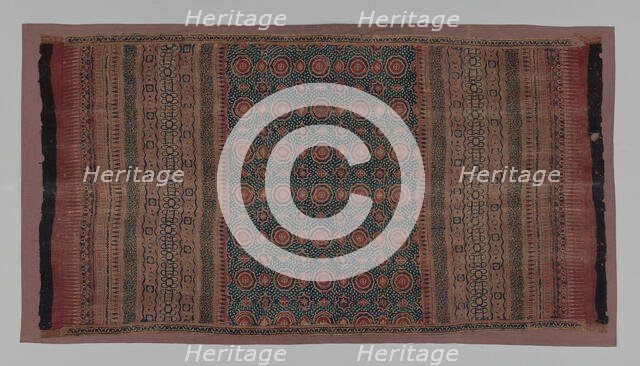 Heirloom Textile, India, 17th/18th century. Creator: Unknown.