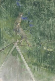 The Rope Dancer, late 19th century. Creator: Henri de Toulouse-Lautrec.