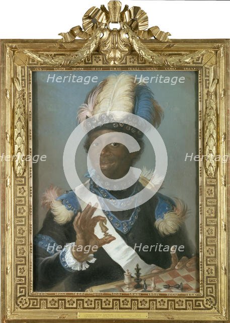 Adolf Ludvig Gustav Albert Couschi, about 1747-1822, called Badin, 1775. Creator: Gustaf Lundberg.