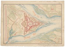 Ideal design of the Komarno fortress, 1600/1700. Creator: Unknown.