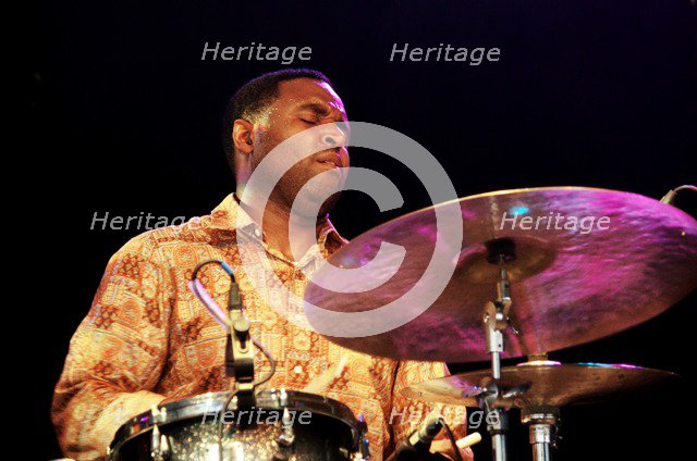 Kendrick Scott, Love Supreme Jazz Festival, Glynde, East Sussex, 2013. Artist: Brian O'Connor