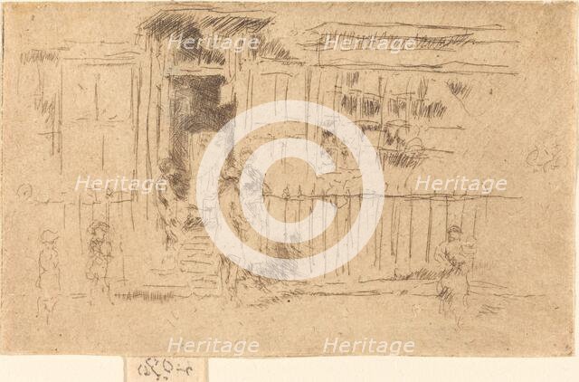 Little Steps, Chelsea, c. 1884/1886. Creator: James Abbott McNeill Whistler.