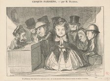 Si la patience était bannie du reste ..., 19th century. Creator: Honore Daumier.