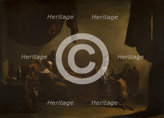 Salome receives the Head of John the Baptist, 1635-1640. Creator: Bramer, Leonaert (1596-1674).