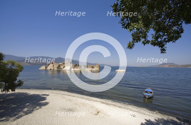 Heraclea under Latmos, Turkey. Artist: Samuel Magal