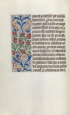 Book of Hours (Use of Rouen): fol. 24v, c. 1470. Creator: Master of the Geneva Latini (French, active Rouen, 1460-80).