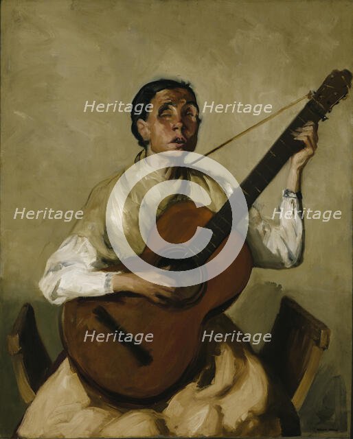 Blind Spanish Singer, 1912. Creator: Robert Henri.