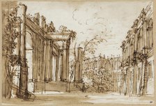 A Fantastic View of an Imperial City, c.between 1740 and 1760. Creator: Giuseppe Valeriani.