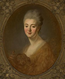 Portrait of Constance de Lowendal (1742-1785), comtesse Turpin de Crissé, 1775. Creator: Fragonard, Jean Honoré (1732-1806).