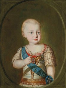 Portrait of Grand Duke Constantine Pavlovich of Russia (1779-1831) as child.