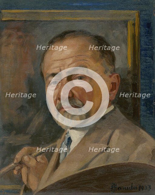 Self-Portrait, 1933. Creator: Jozef Hanula.