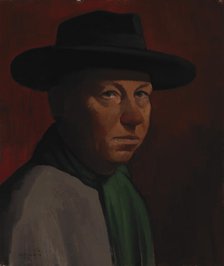 Self-Portrait, 1936. Creator: Paavo Leinonen.