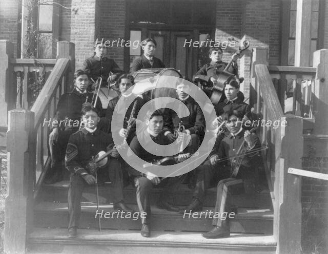 Hampton Institute, Va. - Indian orchestra, 1899 or 1900. Creator: Frances Benjamin Johnston.