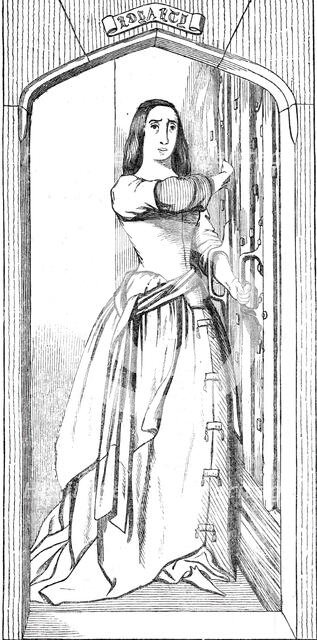 Catherine Douglas - fresco by Mr. Redgrave, 1844. Creator: Unknown.