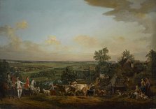 View of Wilanów meadows, 1775. Creator: Bellotto, Bernardo (1720-1780).
