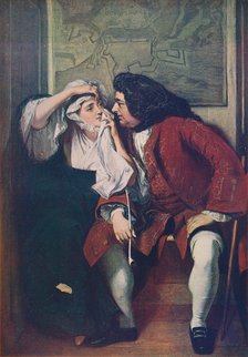 'A Scene from Tristram Shandy (‘Uncle Toby and the Widow Wadman’)', 1829–30, (c1915). Artist: Charles Robert Leslie.